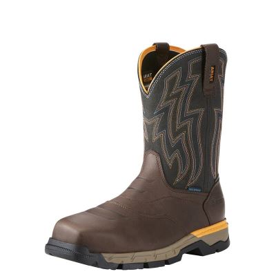 Ariat Rebar Flex Western - Werkschoenen Chocola Bruin Heren - 20625-395